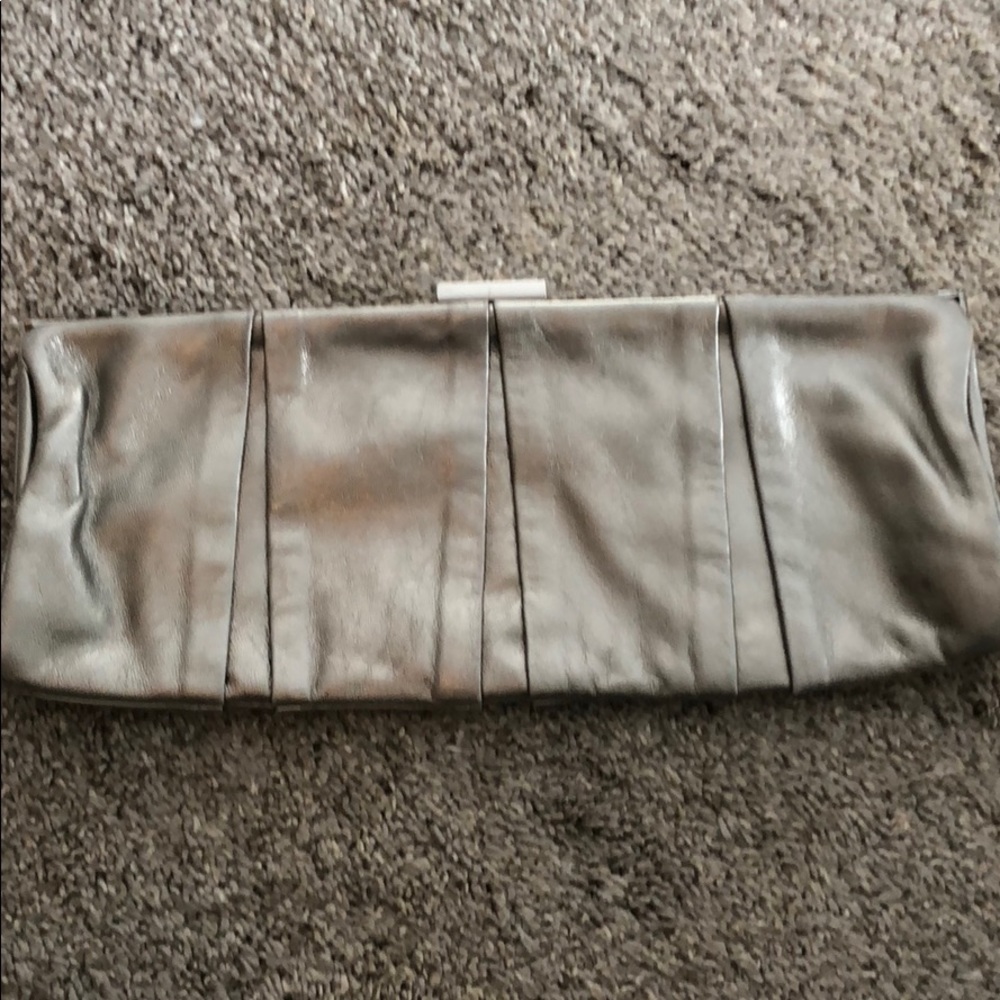 Express Silver Clutch